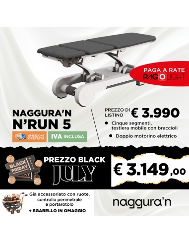 Lettino elettrico Naggura'N N'RUN5