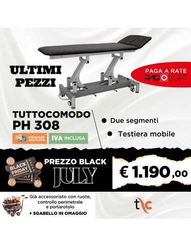 Lettino elettrico Tuttocomodo PH308