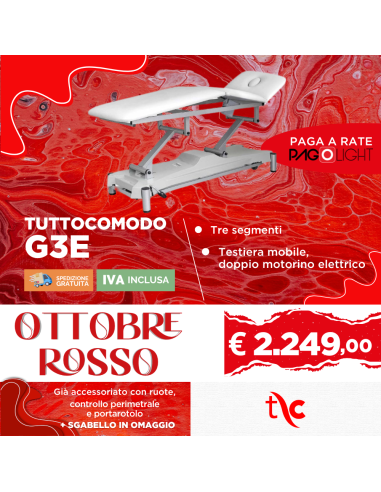 Lettino elettrico Tuttocomodo G3E