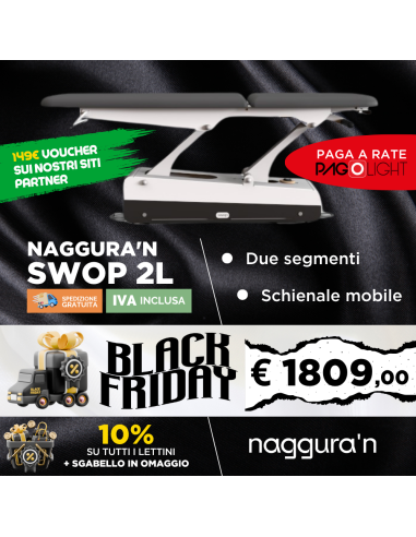 Lettino elettrico Naggura Swop 2L