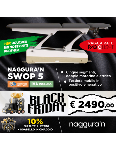 Lettino elettrico Naggura Swop 5