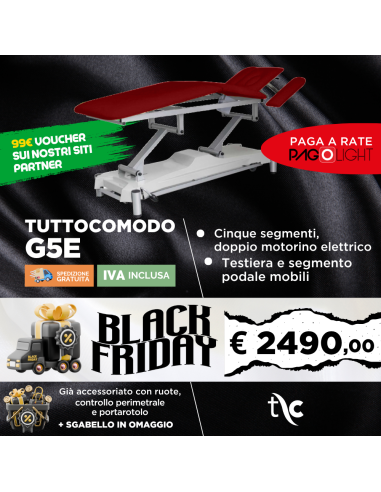 Lettino elettrico Tuttocomodo G5E