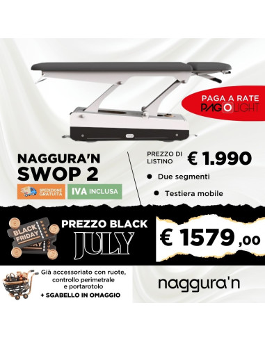 Lettino elettrico Naggura Swop 2