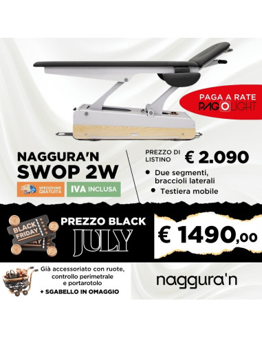 Lettino elettrico Naggura Swop 2W