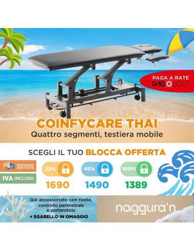 Lettino elettrico Coinfycare Thai