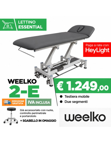 Lettino elettrico Weelko 2-E