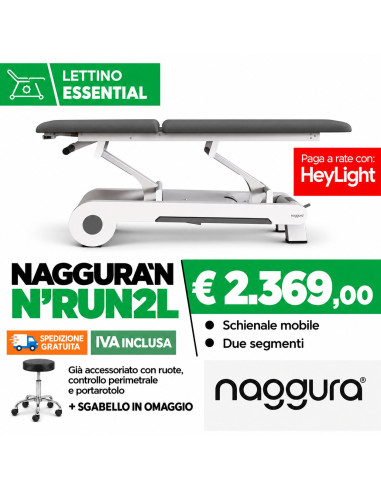 Lettino elettrico Naggura'N N'RUN2L