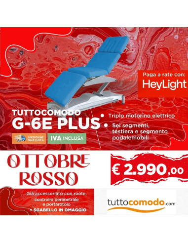 Lettino elettrico Tuttocomodo G6E PLUS